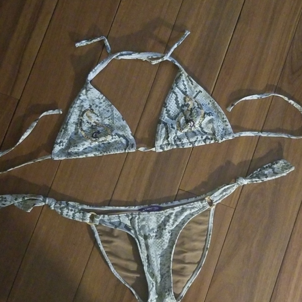 CIA Martima Snake Print Bikini Set